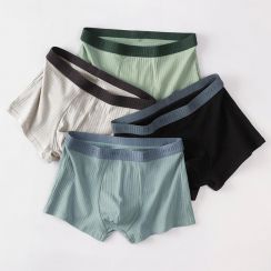 40PCS Mens Cotton Boxer Briefs and Shorts Underwear Set